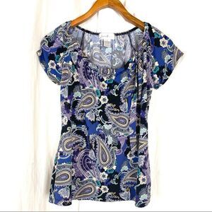 Emma & Olive Paisley blouse